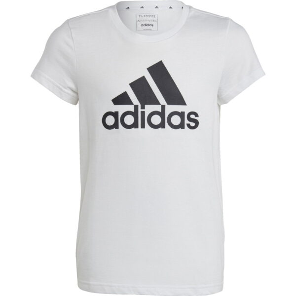 adidas-Essentials-Big-Logo-Cotton-T-Shirt-Maedchen-weiss-weiss adidas - adidas Essentials Big Logo Cotton T-Shirt Mädchen weiß