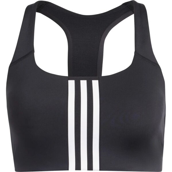 adidas-adidas-Powerimpact-Training-Medium-Support-3-Streifen-Sport-BH-schwarz-schwarz adidas - adidas Powerimpact Training Medium-Support 3-Streifen Sport BH schwarz