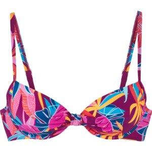 Lascana - Lascana Bügel Top berry print
