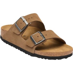 Birkenstock - Birkenstock Arizona Suede Leather dark tea