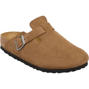 Birkenstock - Birkenstock Boston Suede Leather dark tea