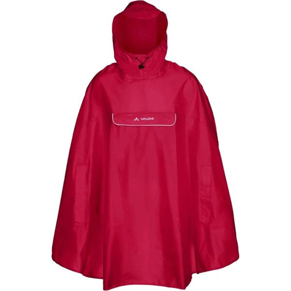 VAUDE-VAUDE-Valdipino-Poncho-red-uni-rot VAUDE - VAUDE Valdipino Poncho red uni