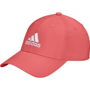 adidas - adidas Embroidered Logo Lightweight Baseball Kappe Kinder preloved scarlet
