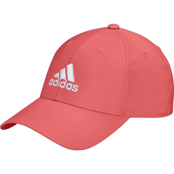 adidas-adidas-Embroidered-Logo-Lightweight-Baseball-Kappe-Kinder-preloved-scarlet-rosapink adidas - adidas Embroidered Logo Lightweight Baseball Kappe Kinder preloved scarlet