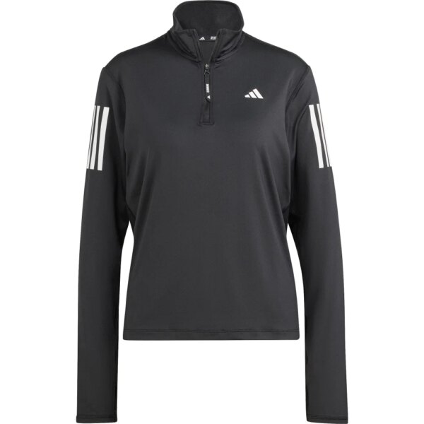 adidas-adidas-Own-the-Run-Half-Zip-Oberteil-schwarz-schwarz adidas - adidas Own the Run Half-Zip Oberteil schwarz