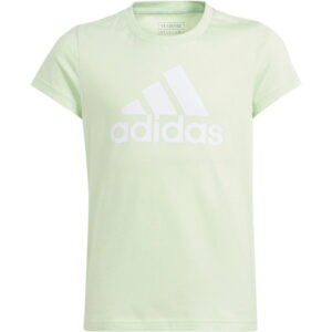 adidas - adidas Essentials Big Logo Cotton T-Shirt Mädchen semi green spark
