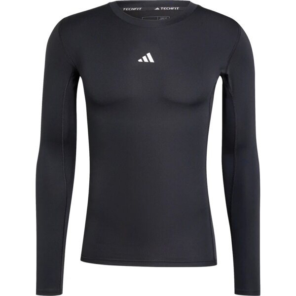 adidas-adidas-TECHFIT-Kompressions-Trainingsshirt-schwarz-schwarz adidas - adidas TECHFIT Kompressions Trainingsshirt schwarz