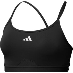 adidas - adidas Aeroreact Training 3-Streifen Sport BH schwarz