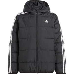adidas - adidas Essentials 3-Streifen Padded Jacke Kinder schwarz