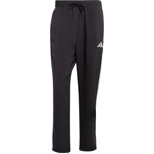 adidas-adidas-Essentials-3-Streifen-Stanford-Open-Hem-Hose-schwarz-schwarz adidas - adidas Essentials 3-Streifen Stanford Open Hem Hose schwarz