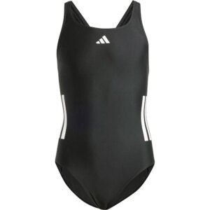 adidas - adidas 3-Streifen C-Back Badeanzug Kinder black
