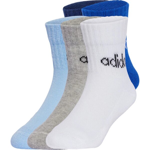 adidas - adidas Linear Ankle Socken 5 Paar Kinder dark blue