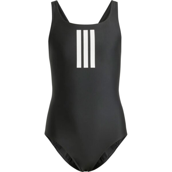 adidas-adidas-3-Streifen-Badeanzug-Kinder-schwarz-schwarz adidas - adidas 3-Streifen Badeanzug Kinder schwarz