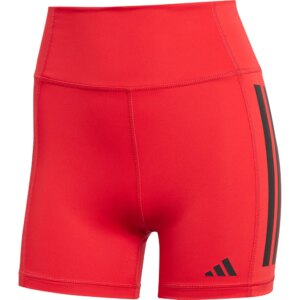 adidas - adidas Optime 3-Streifen kurze Leggings pure ruby
