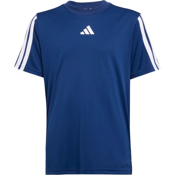 adidas-adidas-Train-Essentials-3-Streifen-T-Shirt-Kinder-dark-blue-blau adidas - adidas Train Essentials 3-Streifen T-Shirt Kinder dark blue