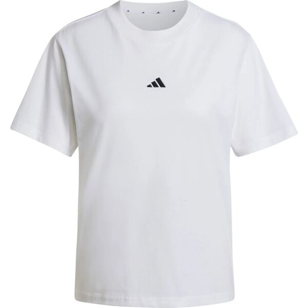 adidas-adidas-Essentials-Small-Logo-Cotton-T-Shirt-white-weiss adidas - adidas Essentials Small Logo Cotton T-Shirt black