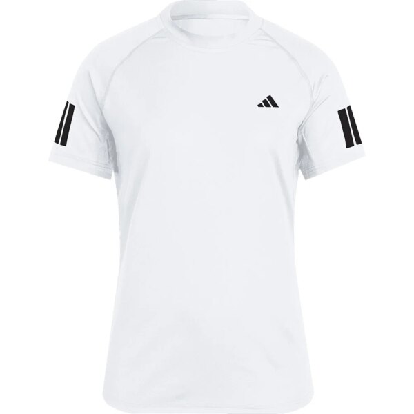 adidas-adidas-Club-3-Streifen-Tennis-Climacool-T-Shirt-weiss-weiss adidas - adidas Club 3-Streifen Tennis Climacool T-Shirt black