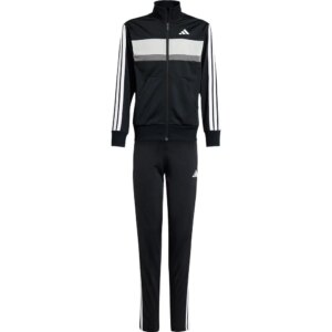 adidas - adidas Seasonal Essentials Tiberio 3-Streifen Tricot Trainingsanzug Kinder black