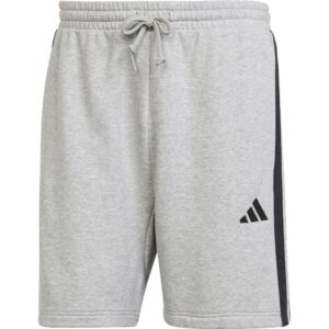 adidas - adidas Essentials 3-Streifen French Terry Shorts medium grey heather