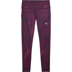 Puma - Puma Run Favorites Velovity Fleece AOP Tights midnight plum