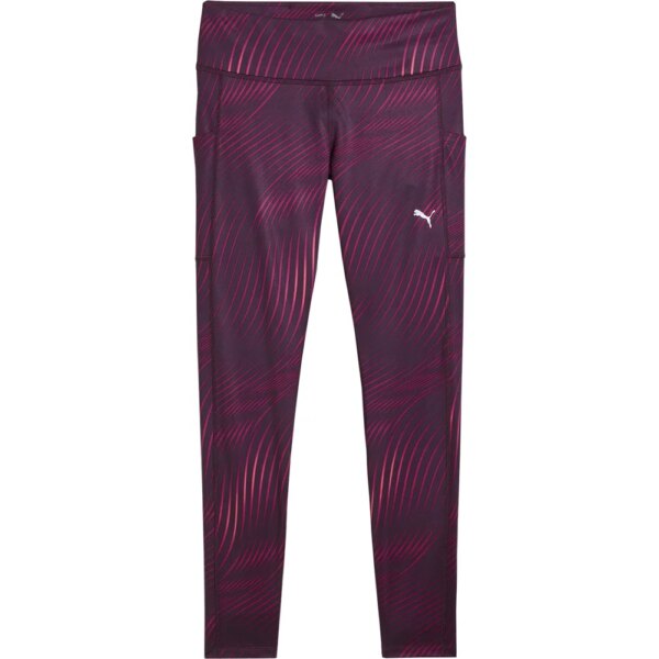 Puma - Puma Run Favorites Velovity Fleece AOP Tights midnight plum