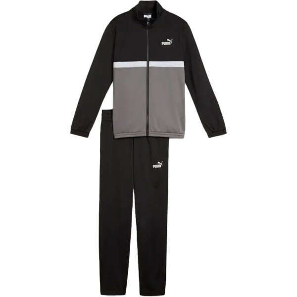 Puma-Puma-Poly-Colorblock-Suit-puma-black-schwarz Puma - Puma Poly Colorblock Suit puma black
