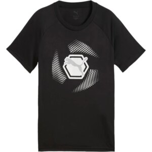 Puma - Puma Active Sports Graphic Poly T-Shirt Kinder puma black