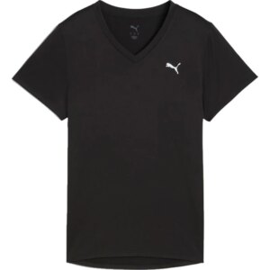 Puma - Puma Tad Essential V-Neck Tee puma black