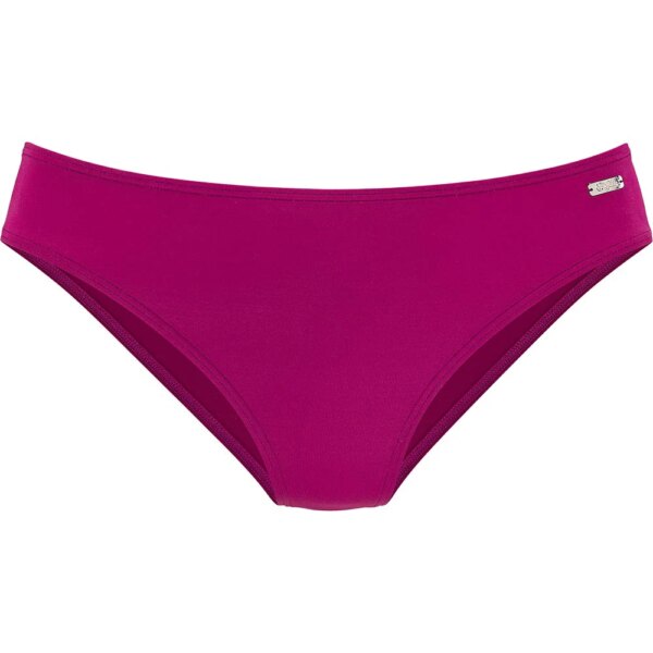 Lascana-Lascana-Bikinihose-berry-solid-lila Lascana - Lascana Bikinihose berry solid