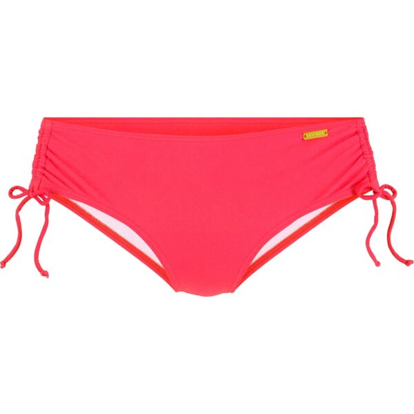 Lascana-Lascana-Bikinihose-mit-Raffung-coral-rosapink Lascana - Lascana Bikinihose mit Raffung coral