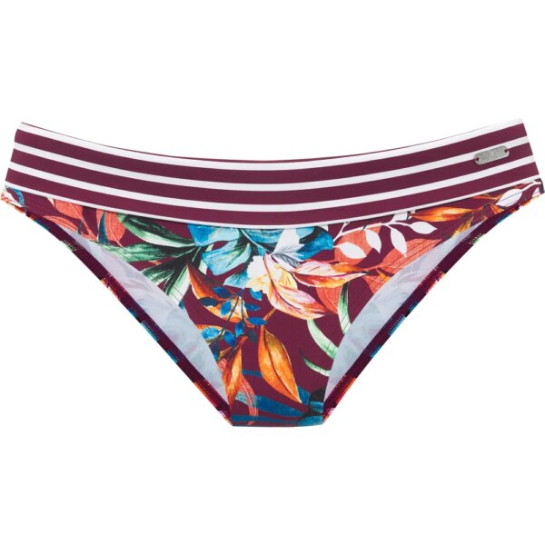 Lascana - Lascana Bikini-Umschlaghose flowerprint berry