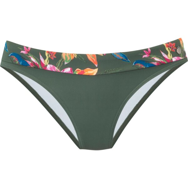 Lascana-Lascana-Bikini-Umschlaghose-flower-print-olive-gruen Lascana - Lascana Bikini Umschlaghose flower print olive