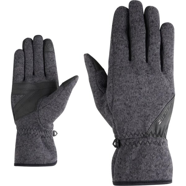 Ziener-Ziener-Iwo-Z-AS®-Touch-Multifunktionshandschuhe-black-melange-schwarz Ziener - Ziener Iwo-Z AS® Touch Multifunktionshandschuhe black mélange