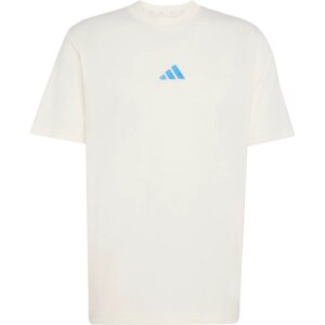 adidas - adidas Essentials Small Logo Single Jersey T-Shirt off white