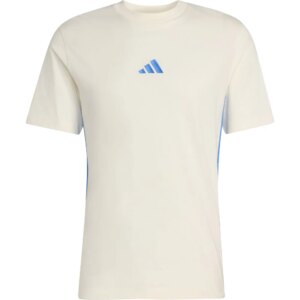 adidas - adidas Essentials 3-Streifen Single Jersey T-Shirt off white