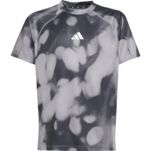 adidas - adidas Training Allover Print T-Shirt Kinder dark grey