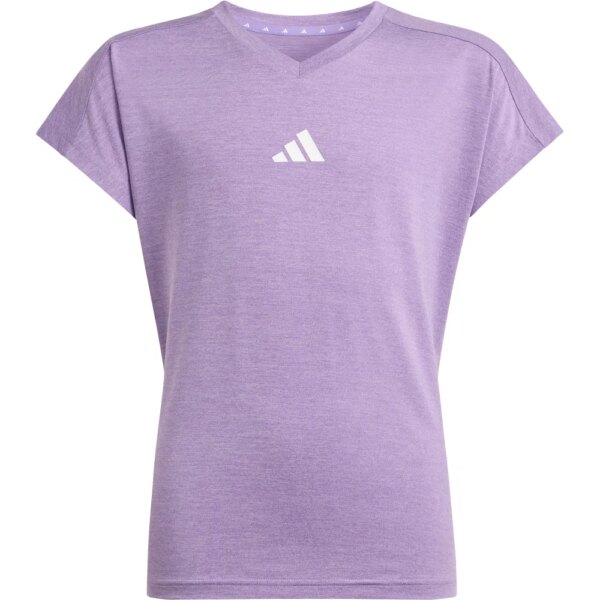 adidas-adidas-Go-To-V-Neck-T-Shirt-Kinder-active-purple-lila adidas - adidas Go-To V-Neck T-Shirt Kinder active purple
