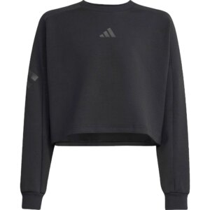 adidas - adidas Future Icons 3-Stripes Cropped Sweatshirt Kinder schwarz