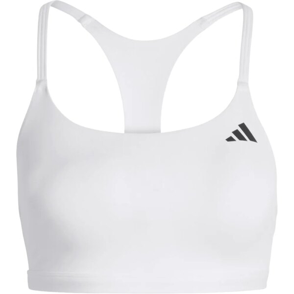 adidas-adidas-The-Optime-Essentials-Workout-Light-Support-Sport-BH-weiss-weiss adidas - adidas The Optime Essentials Workout Light Support Sport-BH weiß