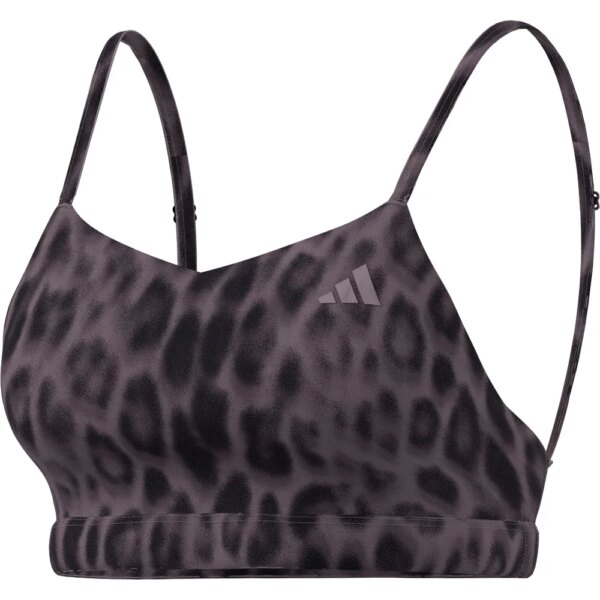 adidas-adidas-Optime-Essentials-Workout-Leopard-Light-Support-BH-ice-purple-Standard adidas - adidas Optime Essentials Workout Leopard Light Support BH ice purple