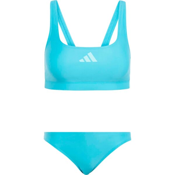 adidas-adidas-3-Streifen-V-Back-Bikini-lucid-cyan-tuerkis adidas - adidas 3-Streifen V-Back Bikini lucid cyan