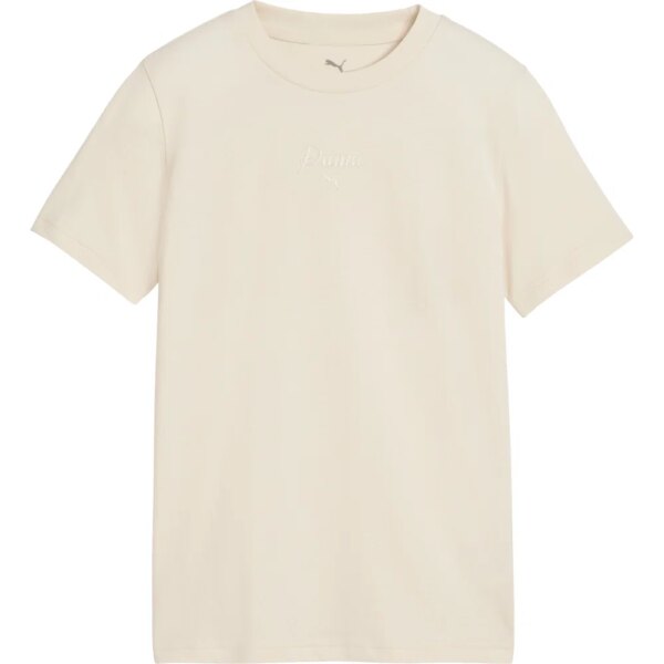 Puma - Puma Ess Script T-Shirt Mädchen alpine snow