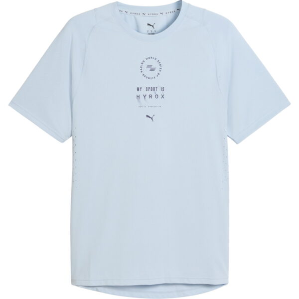 Puma-X-Hyrox-DryElite-Training-T-Shirt-lucite-blau Puma - Puma X Hyrox DryElite Training T-Shirt lucite