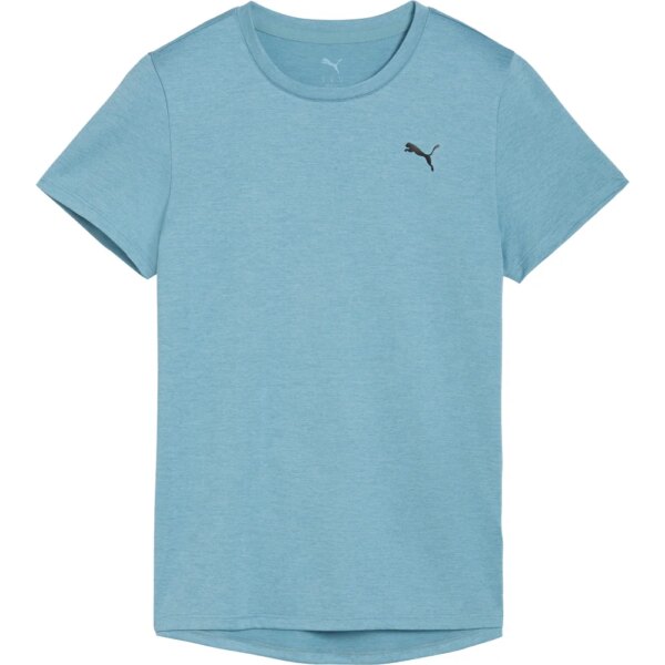Puma-Puma-Tad-Essential-T-Shirt-baltic-sea-blue-heather-blau Puma - Puma Tad Essential T-Shirt baltic sea blue heather