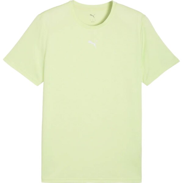 Puma-Puma-TAD-Essentials-Heather-Cat-T-Shirt-apple-spritz-heather-gelb Puma - Puma TAD Essentials Heather Cat T-Shirt apple spritz heather