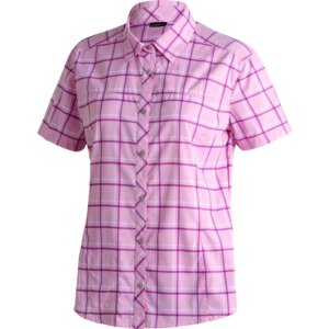 Maier - Sports Kendra Kurzarmbluse lilac check