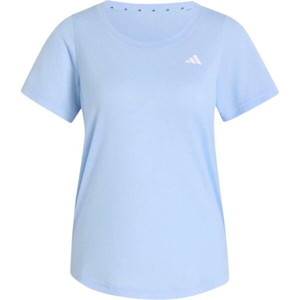 adidas-adidas-Workout-Essentials-Scoop-Neck-T-Shirt-glow-blue-tuerkis adidas - adidas Workout Essentials Scoop Neck T-Shirt glow blue
