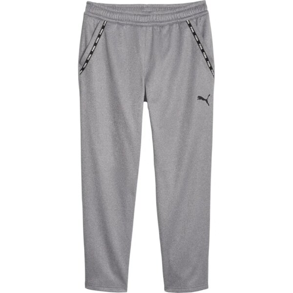 Puma-Puma-Fit-Taped-PWRFleece-Jogginghose-cool-dark-gray-grau Puma - Puma Fit Taped PWRFleece Jogginghose cool dark gray
