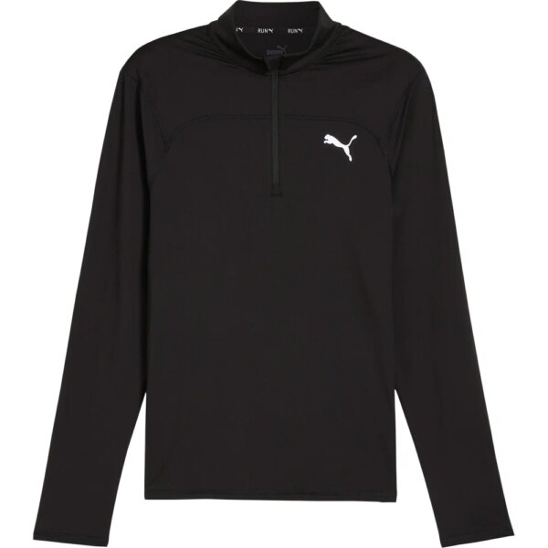 Puma - Puma Run Cloudspun 1/4 Zip Longsleeve puma black