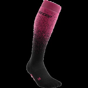 CEP - CEP Snowfall Kompressions Socken schwarz